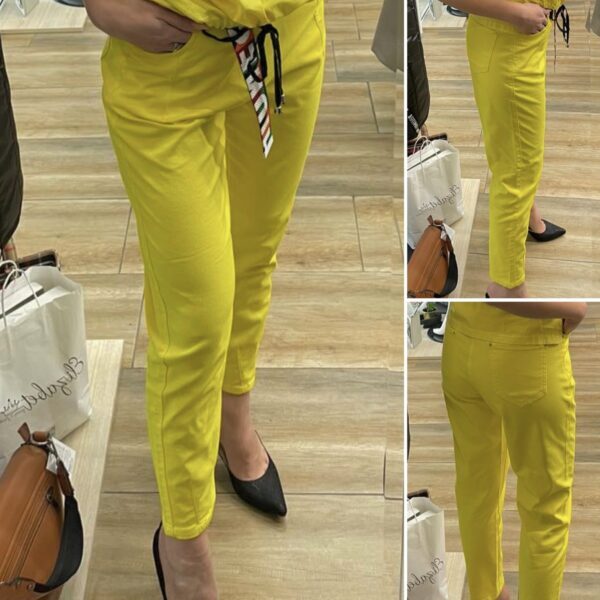Спортно-елегантен панталон в жълто elizabeth