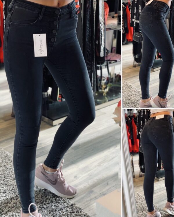 Черни Skinny Jeans висока талия